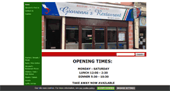 Desktop Screenshot of giovannisdevon.co.uk